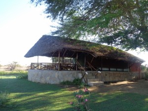Beautiful luxury tented accomodation at Satao Camp
