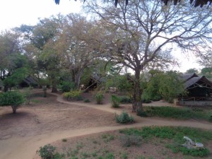 Beautiful grounds of Satao Camp in Tsavo East National Park