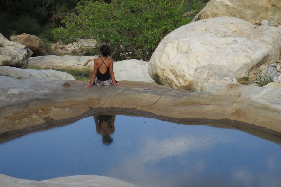 In the Ndoto Mountains - the beautiful mountain chutes.