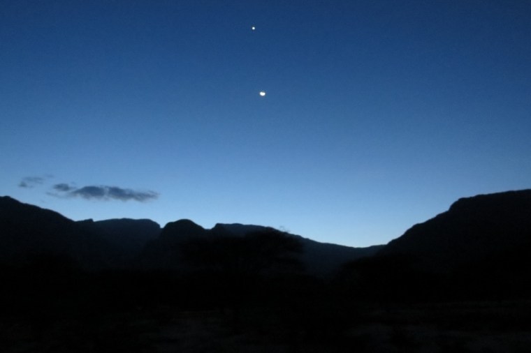Ndoto mountains at night