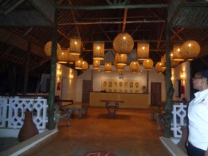 Amare Tiwi reception lit at night picture copyright Rupi Mangat