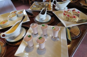 Dessert at lunch at Serena Mountain Lodge