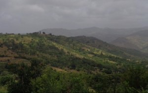 Road to Mutito Hills with beautiful hilltops -copyright Rupi Mangat