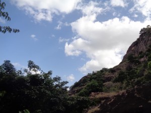 Drama in the skies above the cliffs where the eagle soared with a snake in its talons -copyright Rupi Mangat