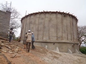 At Mutomo - the concrete-enforced water tank Copyright Rupi Mangat