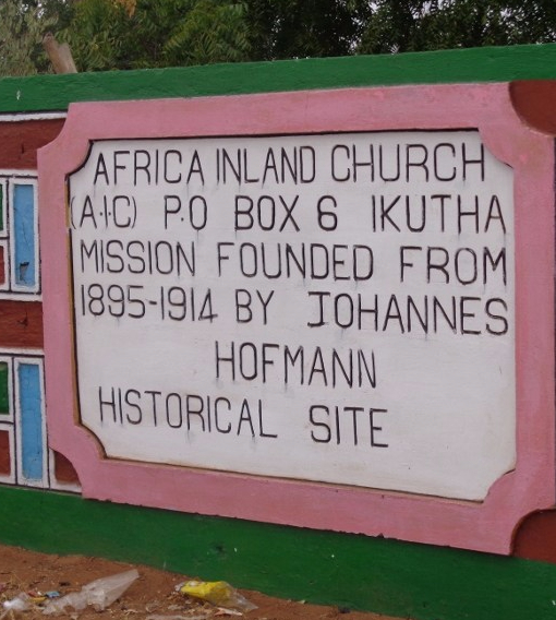 Africa Inland Church in Ikutha founded 1895-1914 by Johannes Hofmann - a historical site Copyright Rupi Mangat
