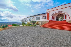 Grogan's Castle - at the entrance overlooking the plains of Taveta and Tsavo Copyright Grogan's Castle