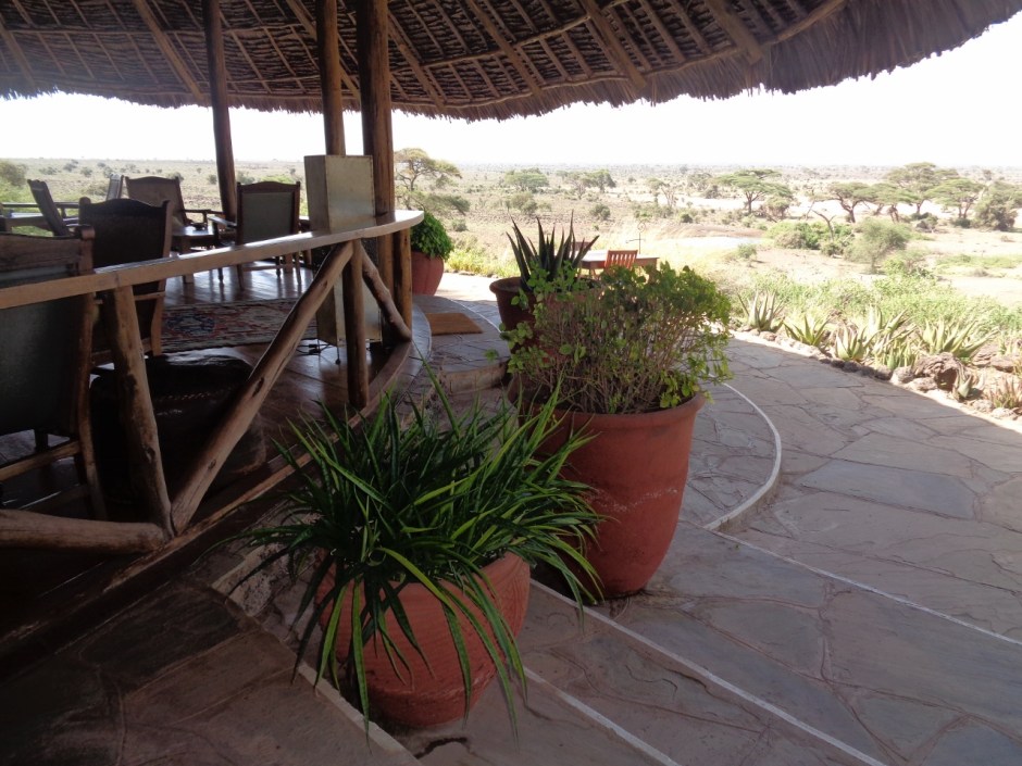 Tortilis Camp overlooking the plains of Amboseli and Mt Kilimanjaro Copyright Rupi Mangat