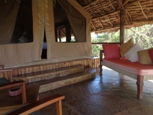 Tented bliss - Tortilis Camp in Amboseli, -Kenya's first eco-camp Copyright Rupi Mangat