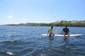 Local Bajuni fishers and the sand dunes at Kiunga Marine National Reserve Copyright Maya Mangat