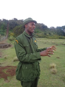 Edwin Kinyajui - senior community wildlife officer, Mount Kenya Trust Copyright Rupi Mangat