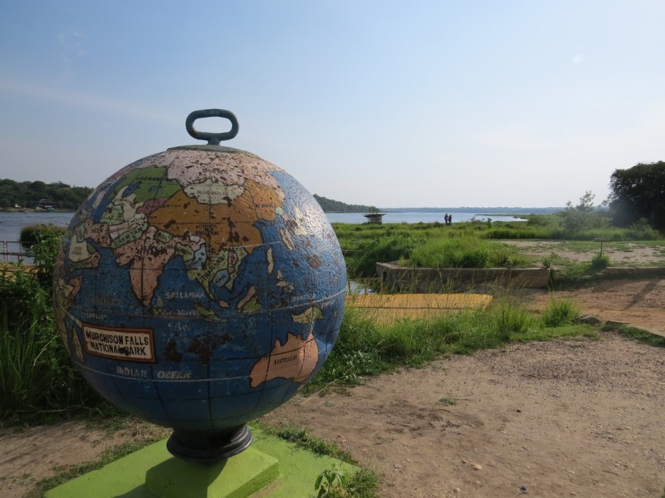 Sign to Murchison Falls on the Nile at Paraa Copyright Rupi Mangat