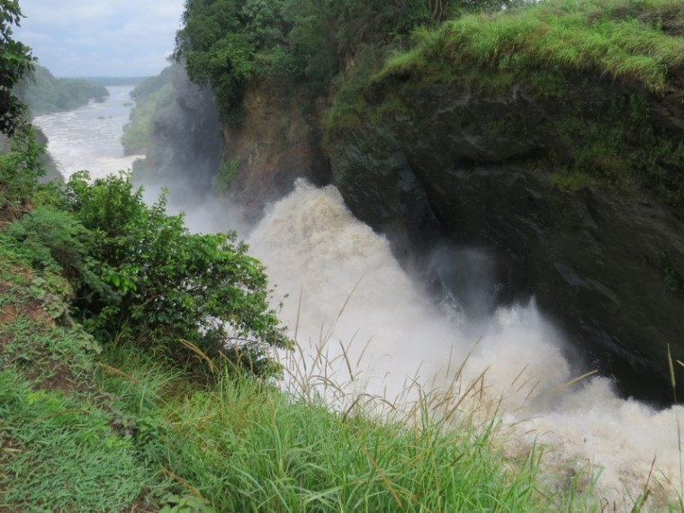 Just 20-feet wide and 130 feet down - the whole of Victoria pours its waters into this magnificent river at Murchison Falls Copyright Rupi Mangat