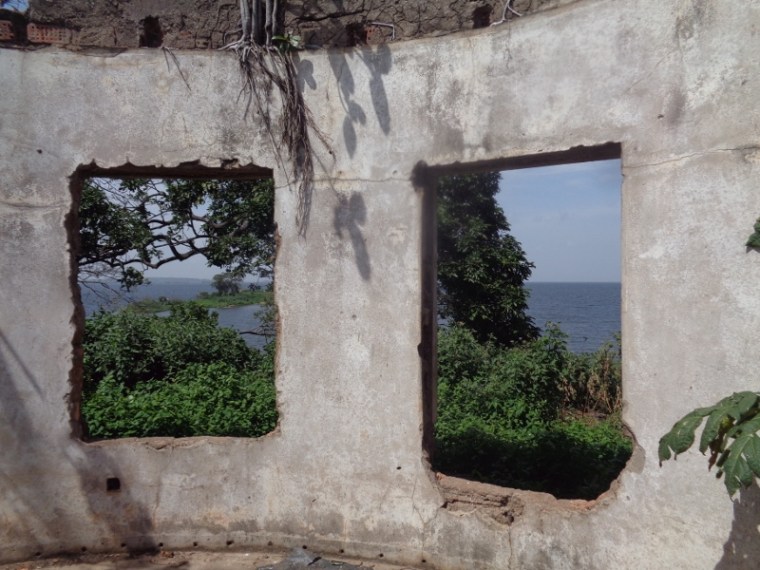The once private island of Idi Amin - residence in ruins Copyright Rupi Mangat