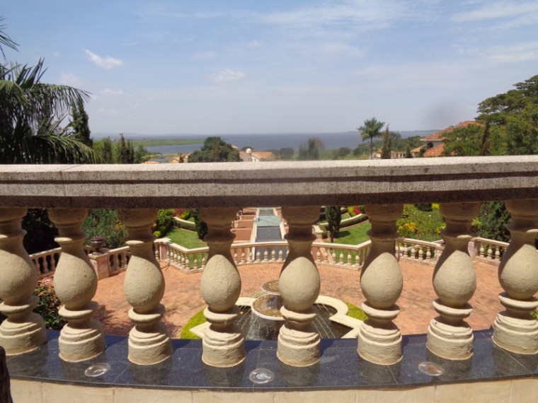 Lake Victoria Serena - The palatial hotel is rich in Roman architecture comes complete with an amphitheatre with columns, fountains, gardens and a swanky marina on the shores of Lake Victoria - copyright Rupi Mangat