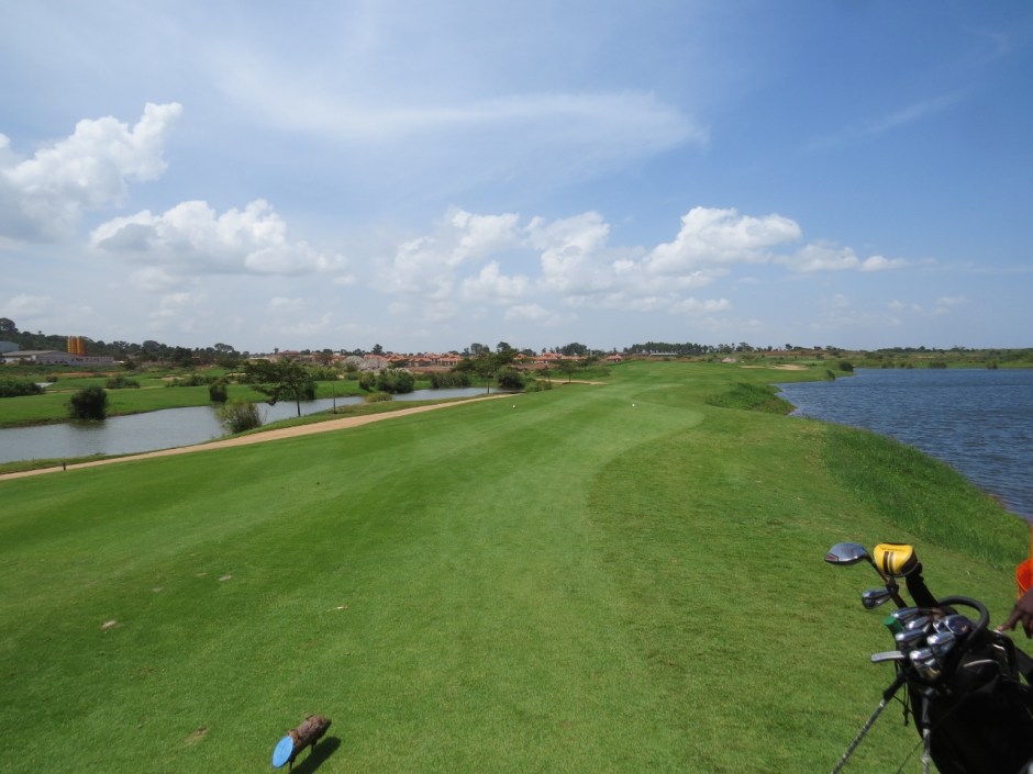 New golf course at Lake Victoria Serena Resort and Spa near Entebbe, Uganda - copyright Rupi Mangat