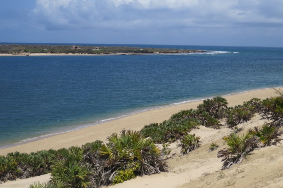 Sand dunes of Shela looking across at Manda Island Copyright Rupi Mangat