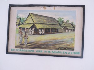 Livingstone and Stanley at Ujiji - copyright Rupi Mangat