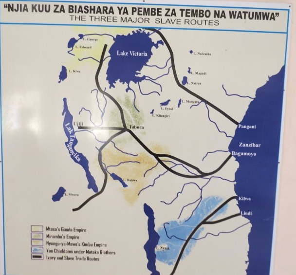 The slave routes from the heart of Africa and more. Copyright Rupi Mangat