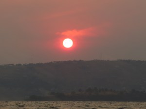 Sunrise over Kigoma - copyright Rupi Mangat
