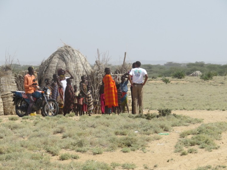 Turkana family further north of Lodwar Copyright Rupi Mangat
