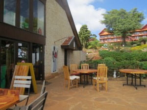 Entrance to Kerio Valley Lodge on Elgeyo Marakwet escarpment overlooking the valley - copyright Rupi Mangat