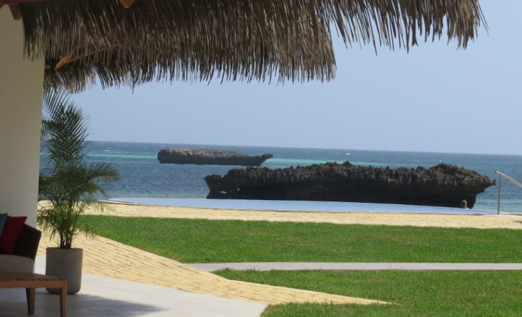 Turtle Rock (furthest) from Hemingways bar - Copyright Rupi Mangat