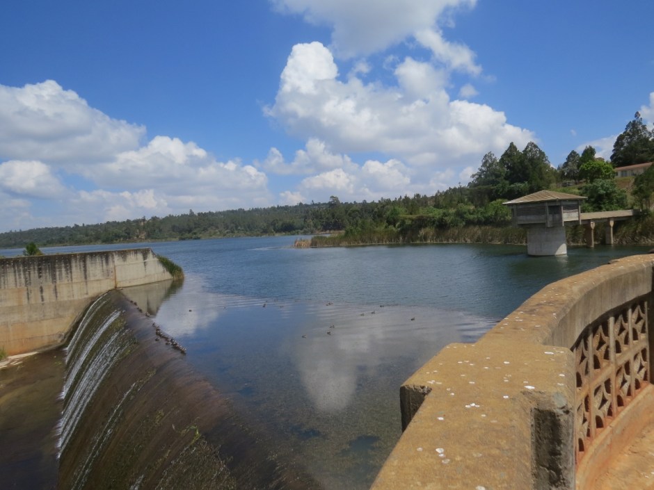 Chebara dam, 34 kilometers from Iten, it was opened in 1999 by the then president – Moi.