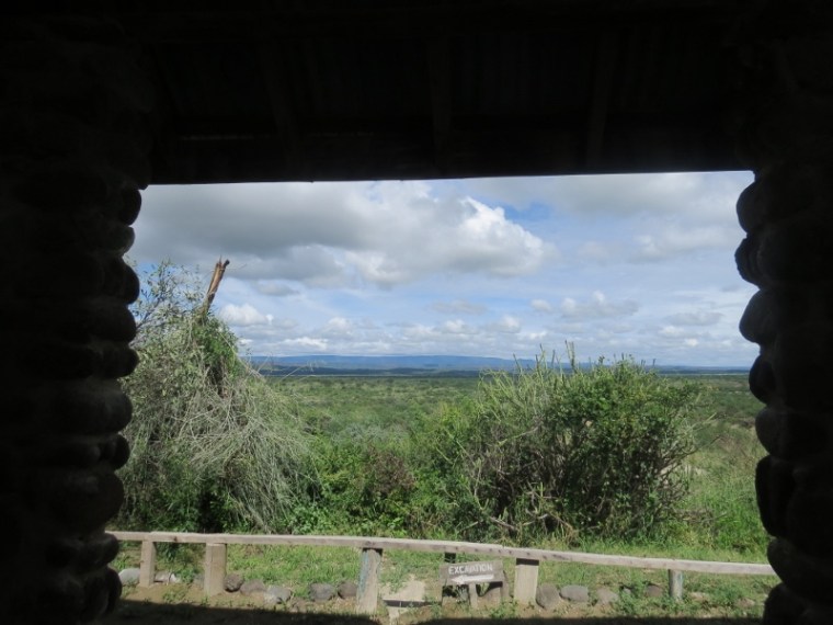 The museum at Olorgesailie looking out at the western horizon from where the moon rises - copyright Rupi Mangat 5 May 2018