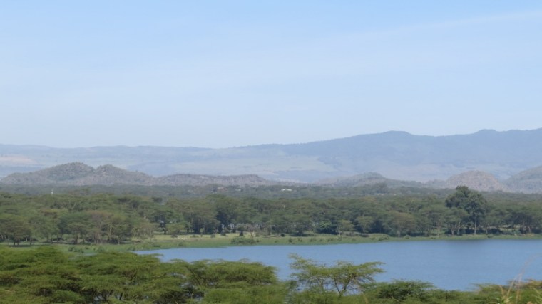 Lake Oloiden and the Mau Range, Copyright Rupi Mangat