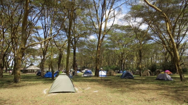 My tent surrounded by ash at Lake Naivasha KWS ground Copyright Rupi Mangat (800x450)