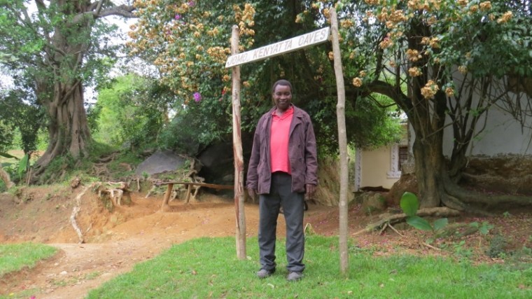 Mzee Charles Miekenyi Mwakio on his farm that houses Kenyatta Caves - in Taita Hills. Copyright Rupi Mangat (800x450)