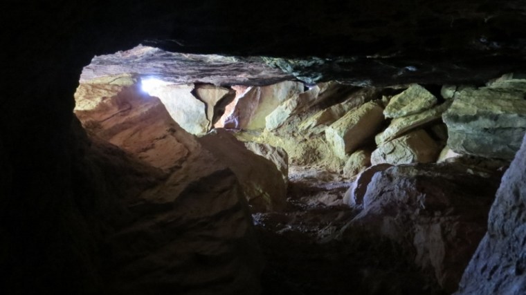 The Capitilist Cave on Charles Miekenyi Mwakio's farm that houses Kenyatta Caves - in Taita Hills. Copyright Rupi Mangat (800x450)
