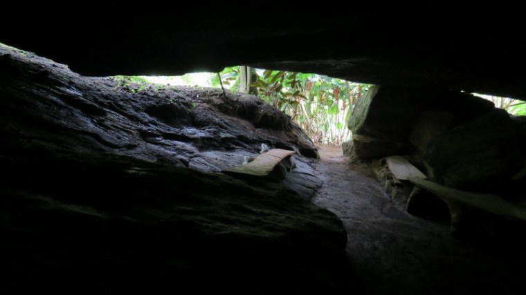 The Communist Cave on Charles Miekenyi Mwakio's farm that houses Kenyatta Caves - in Taita Hills. Copyright Rupi Mangat (800x450)