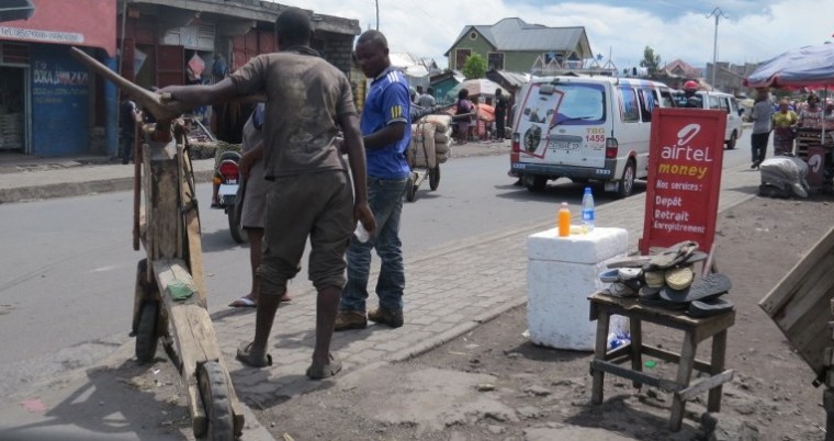 Chukudu the two wheeler in Goma that revived the town in the 1970s when it was battered by the militia and war. Copyright Rupi Mangat (800x450)