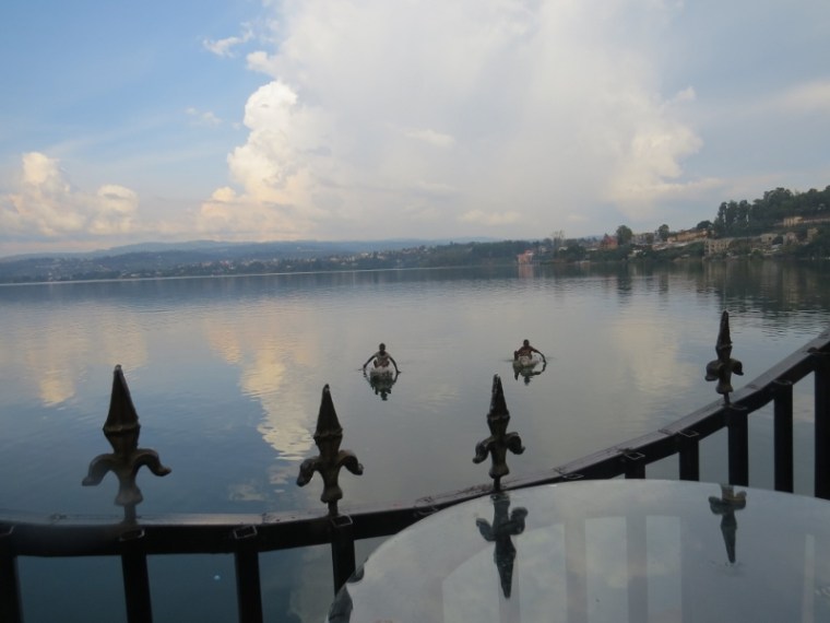 Children floating on gunny sacks filled with empty plastic bottles on Lake Kivu at Bukavu - Copyright Rupi Mangat (800x600) (800x600)
