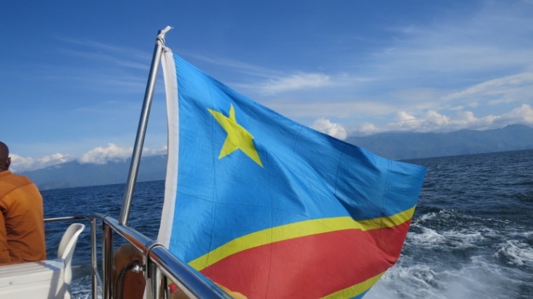 Sailng on Lake Kivu to Kahuzi-Biega National Park, DRC. Copyright Rupi Mangat