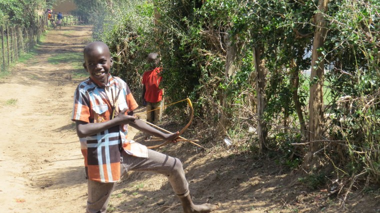 Highland Pokot boy in Sekerr Range.Copyright Rupi Mangat