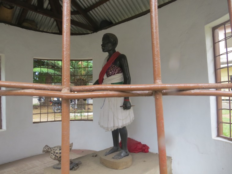 Mekatilili wa Menza the Giriama freedom fighter 1913. Malindi Copyright Rupi Mangat