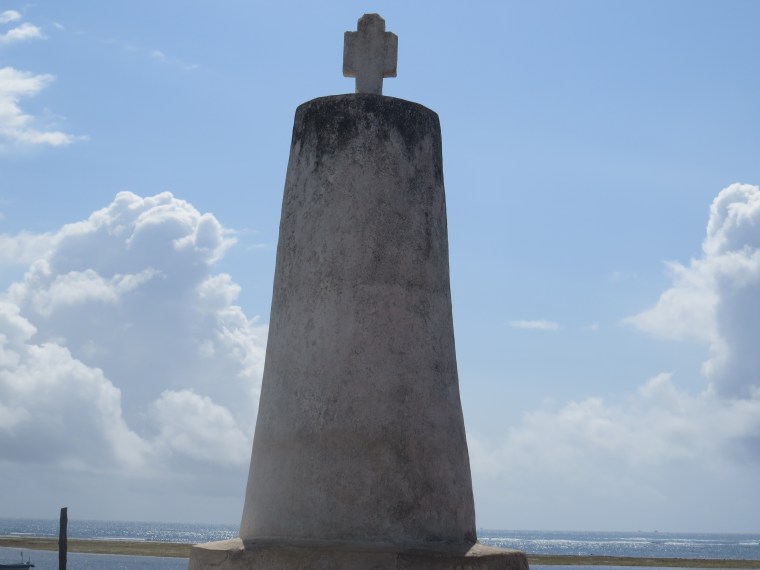 Vasco da Gama pillar in Malindi. Copyright Rupi Mangat