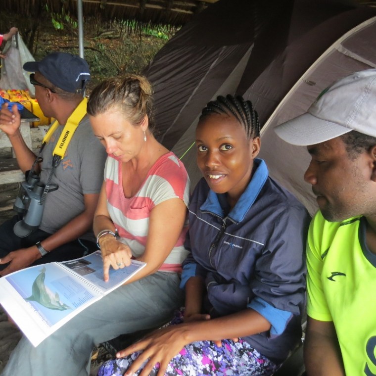 Gill Braulik with Magreth Kasuga, her Tanzania research assistant on the WADE project, acronym – for Whale and Dolphin Evaluation in Tanzania. Copyright Rupi Mangat (800x800)
