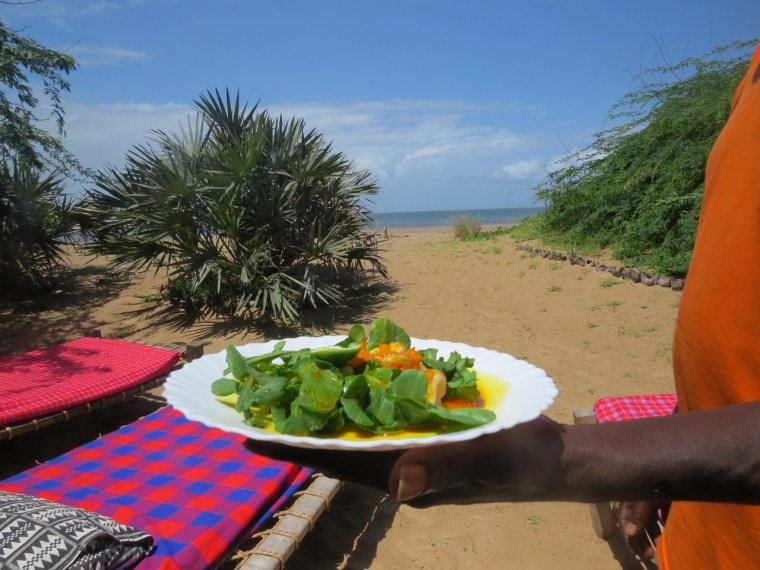 Barefoot Beach camp dining by the beach at Ungwana Bay near Malindi Copyright Rupi Mangat (1280x960)